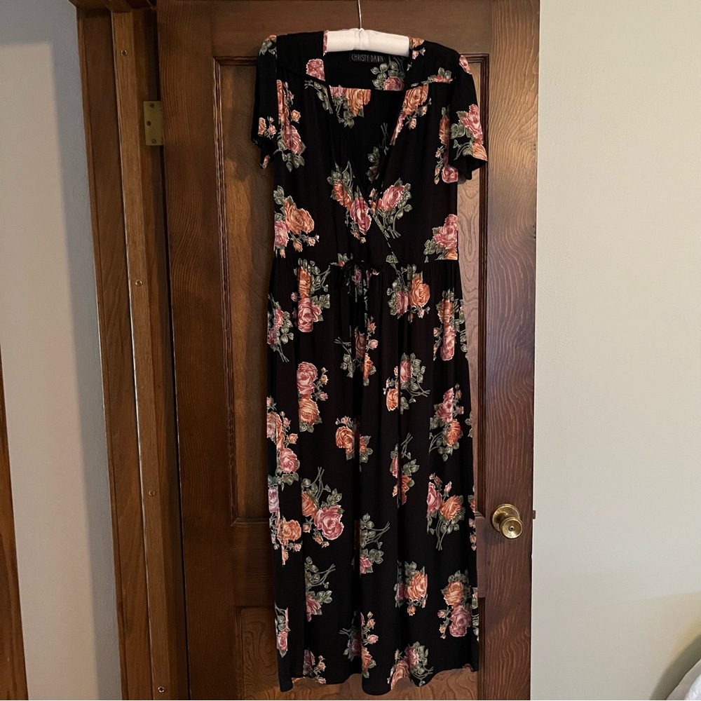 Christy Dawn dress in Black Floral One Size